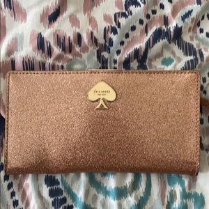 kate spade champagne wallet